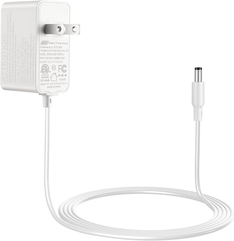Tonton 10FT/3M Replacement 9V Power Supply Compatible with TP Link Tapo Camera C100 C200 C210 C310 C320WS C100/A TC70 CCTV Smart Security Camera AC/DC Adapter Cord T090060-2B1 Replacement Charger - Image 1